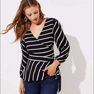 Loft Sz Small Wrap Top